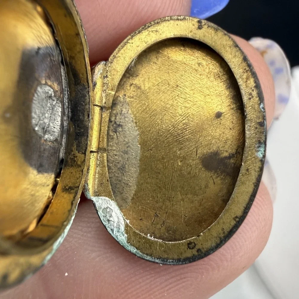 Pocket Watch Chain Fancy Locket NEEDS CLEANED‎ UP